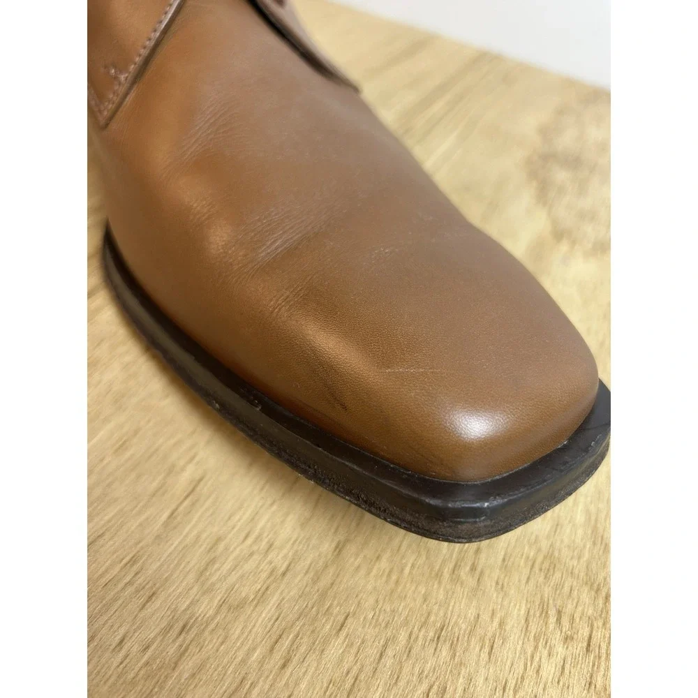 Coach Revere Men's Brown Leather Derby Dress Shoes Size 13D